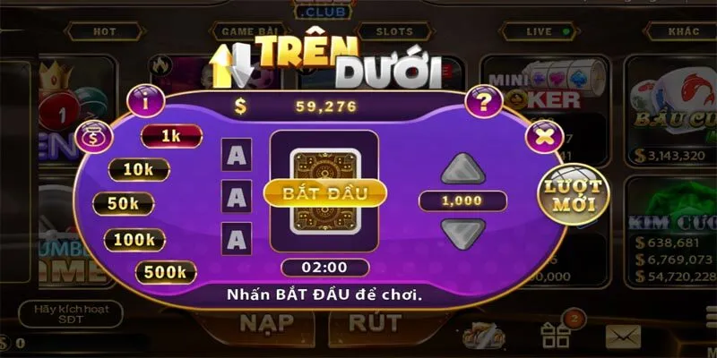 Sơ lược về game trên & dưới