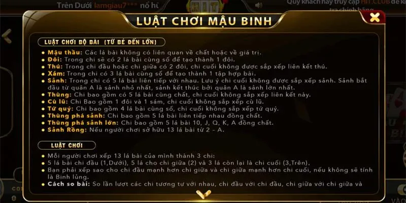 Hiểu rõ luật chơi và các biến thể