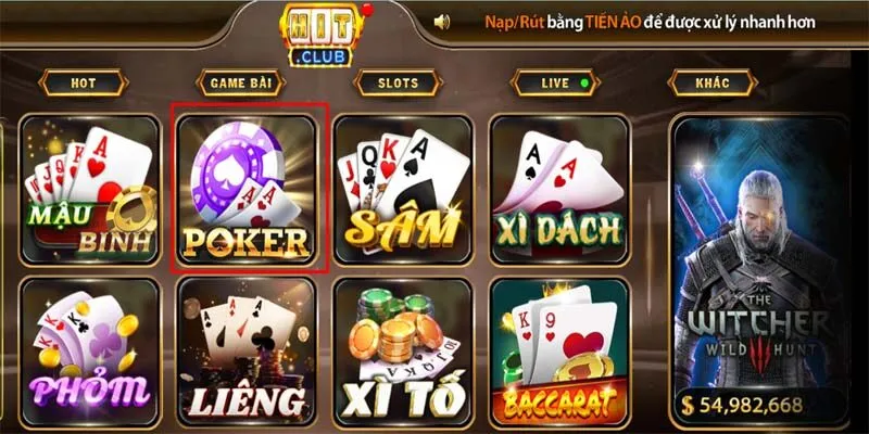 Lật Tẩy 3 Lý Do Chơi Poker Tại Cổng Game Hitclub